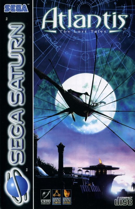 Atlantis: The Lost Tales box art for Sega Saturn
